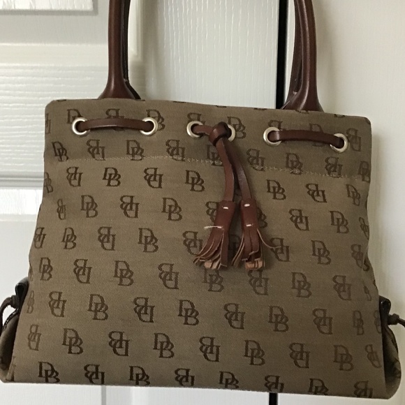 Dooney & Bourke Handbags - DOONEY & BOURKE MINI TASSEL LOGO HANDBAG